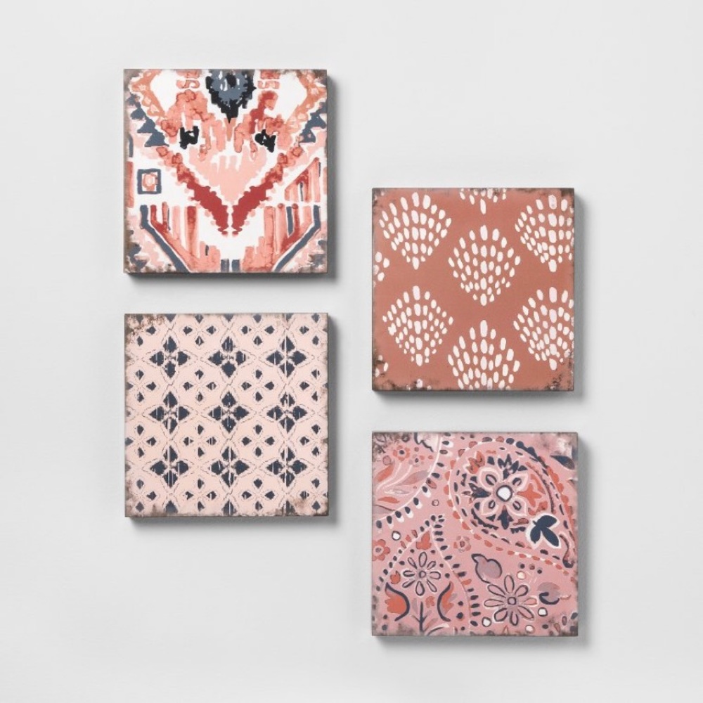 Opalhouse Mixed Pattern Wall Decor Set